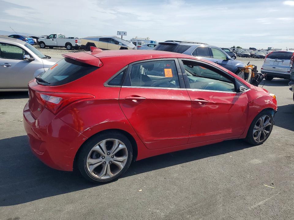 2013 Hyundai Elantra VIN KMHD35LE1DU072297 COPART salvage auction — FRONT END, Ca - Salvage Certificate, sold $300 on 2026-07-13 (photo 3)
