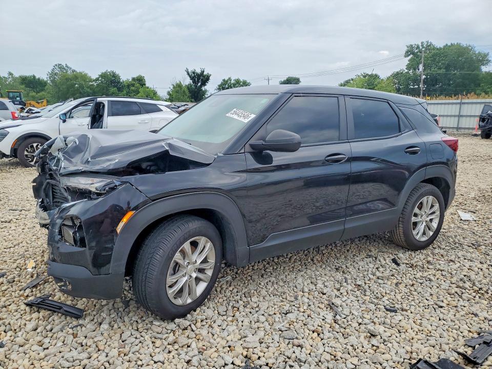 2022 Chevrolet Trailblazer VIN KL79MMS27NB098728 COPART salvage auction — FRONT END, Il - Certificate Of Title, sold $3,650 on 2026-07-29 (photo 1)