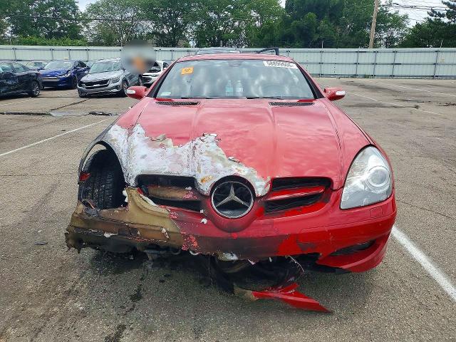 2007 Mercedes-benz Slk-klasse VIN WDBWK54F37F167703 COPART salvage auction — ENGINE BURN, Oh - Cert Of Title-Salvage, sold $325 on 2026-07-15 (photo 5)