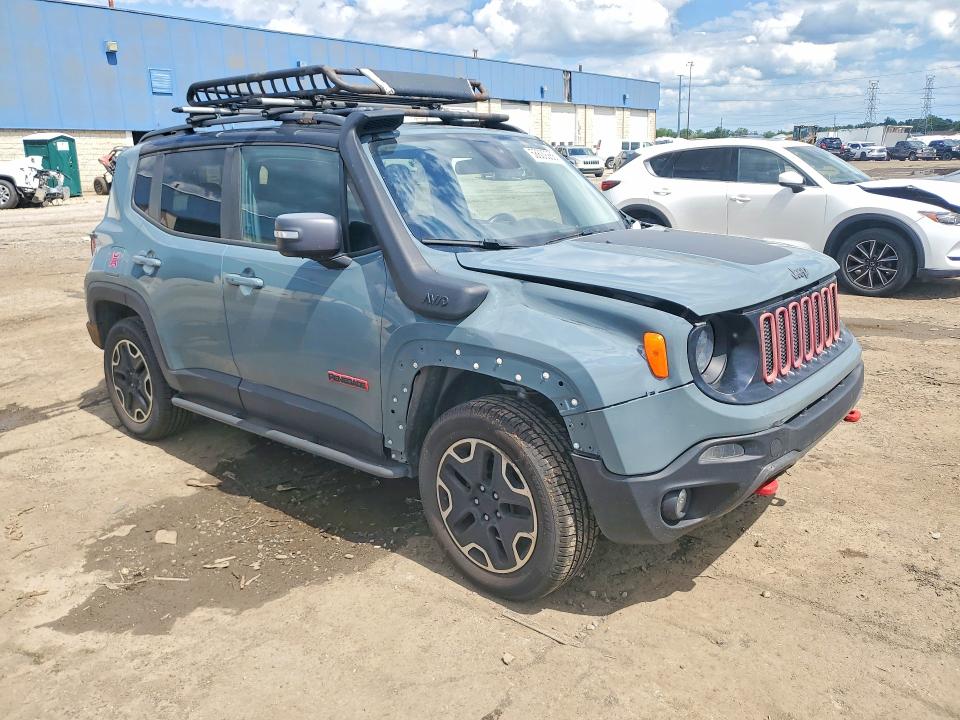 2016 Jeep VIN ZACCJBCTXGPD92775 COPART salvage auction — FRONT END, Mi - Certificate Of Title, sold $1,150 on 2026-07-08 (photo 4)