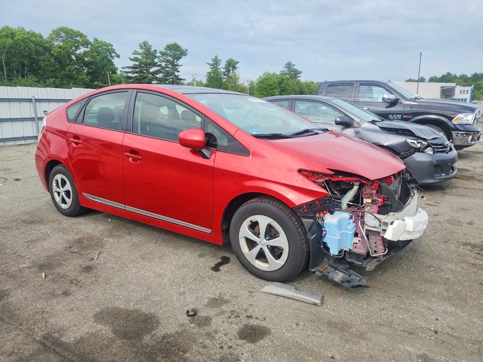 2012 Toyota Prius VIN JTDKN3DU9C1542446 COPART salvage auction — FRONT END, Ri - Salvage Certificate Of Title, sold $1,700 on 2026-07-16 (photo 4)