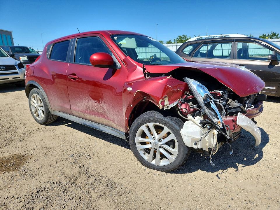 2011 Nissan Juke VIN JN8AF5MV8BT020671 COPART salvage auction — FRONT END, Ab - Bos - Salvage, sold $525 on 2026-07-09 (photo 4)