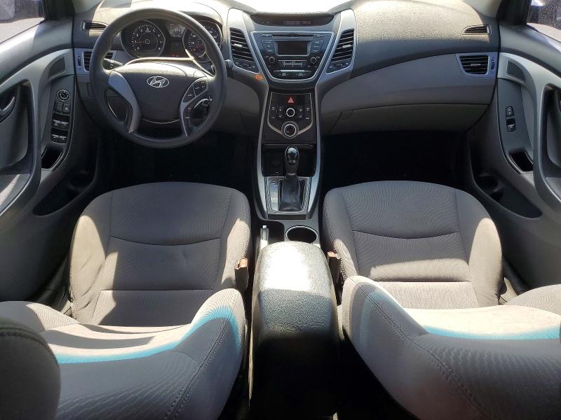 2016 Hyundai Elantra VIN 5NPDH4AE8GH747466 COPART salvage auction — REAR END, Salvage Title, sold $625 on 2026-07-31 (photo 8)