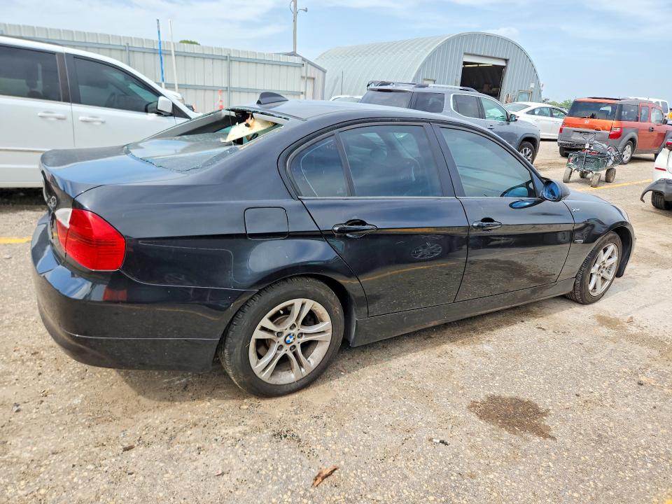 2007 BMW 3er VIN WBAVC93567K031676 COPART salvage auction — WATER/FLOOD, Ks - Cert Of Title-Salvage, sold $375 on 2026-07-22 (photo 3)