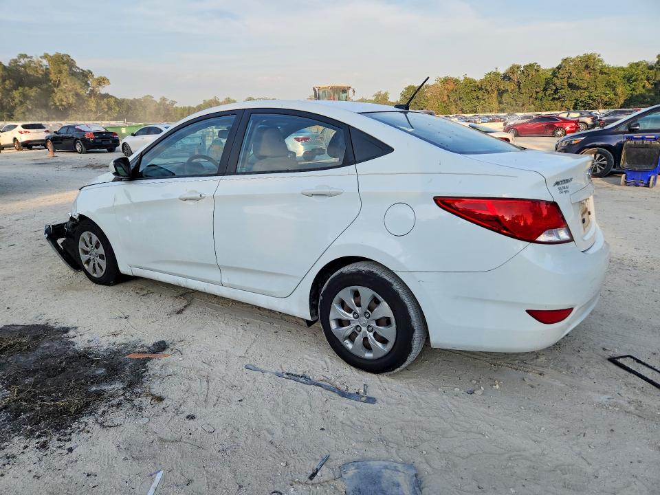 2016 Hyundai Accent VIN KMHCT4AE8GU973048 COPART salvage auction — FRONT END, Fl - Cert Of Title Slvg Rebuildable, sold $800 on 2026-07-21 (photo 2)
