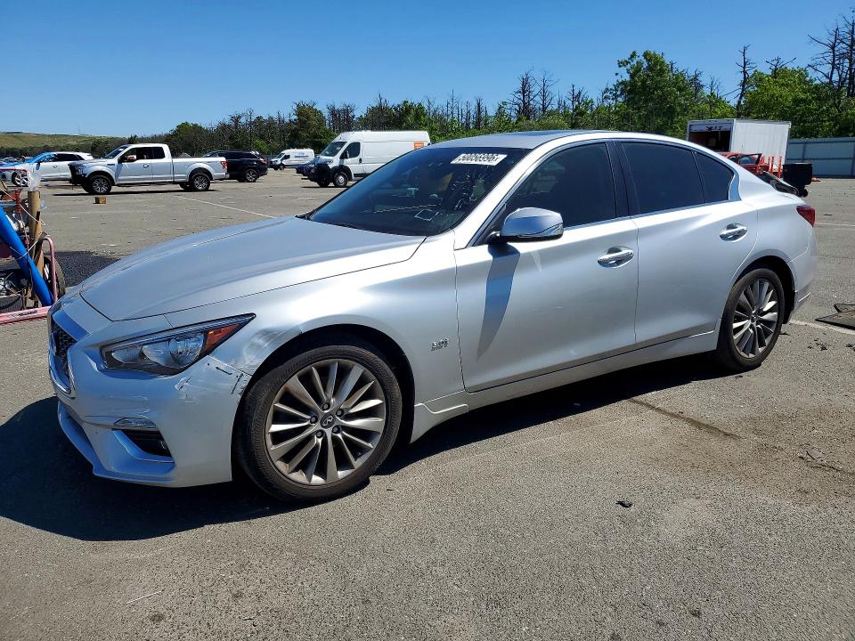 2018 Infiniti Q50 VIN JN1EV7AR3JM610601 COPART salvage auction — VANDALISM, Ny - Mv-907A Salvage Certificate, sold $5,700 on 2026-07-06 (photo 1)