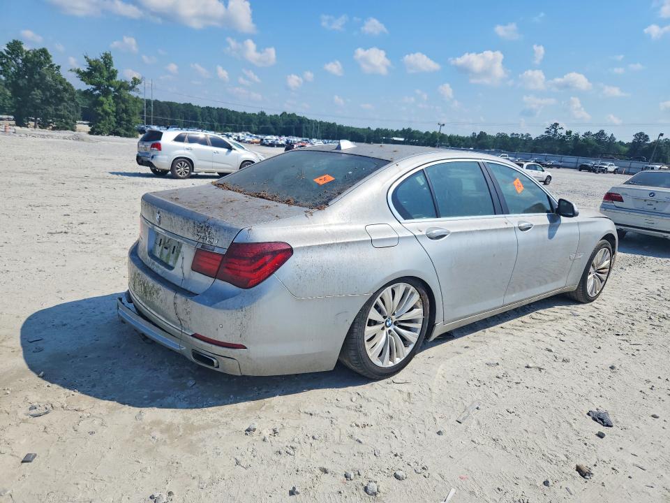2013 BMW 7er VIN WBAYA6C57DD143842 COPART salvage auction — MECHANICAL, Ga - Certificate Of Title (P), sold $625 on 2026-07-13 (photo 3)