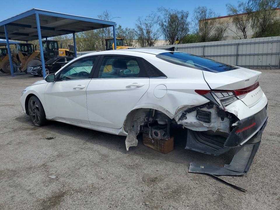 2025 Hyundai Elantra VIN KMHLP4DG5SU907633 COPART salvage auction — REAR END, NV - CERTIFICATE OF TITLE, sold $5,200 on 2026-07-23 (photo 2)