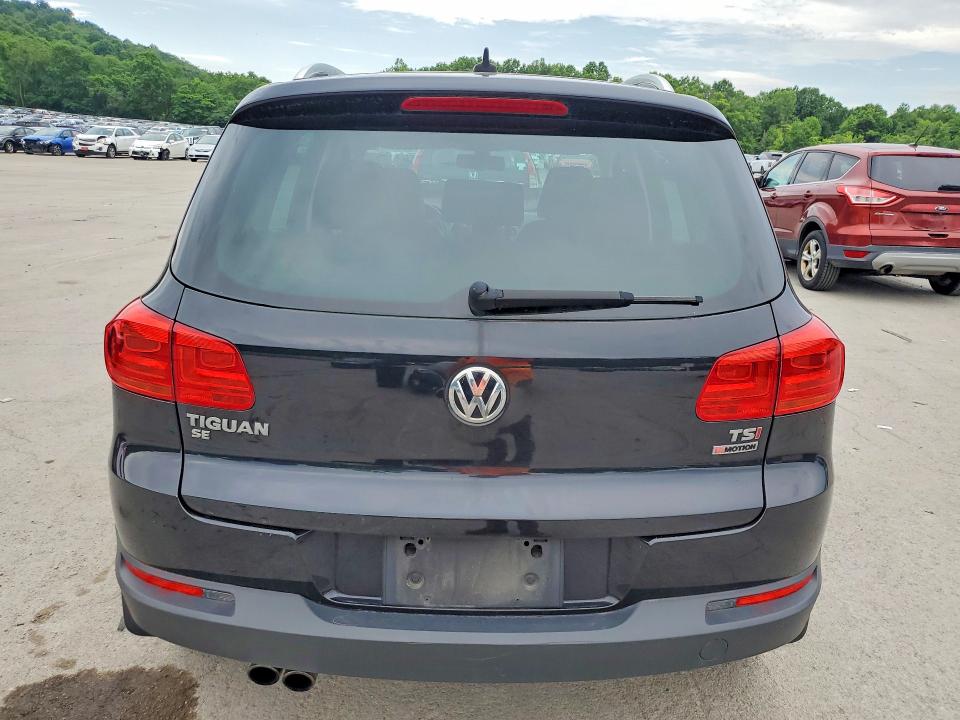 2016 Volkswagen Tiguan VIN WVGBV7AX9GW606026 COPART salvage auction — FRONT END, Pa - Certificate Of Salvage, sold $2,400 on 2026-08-06 (photo 6)