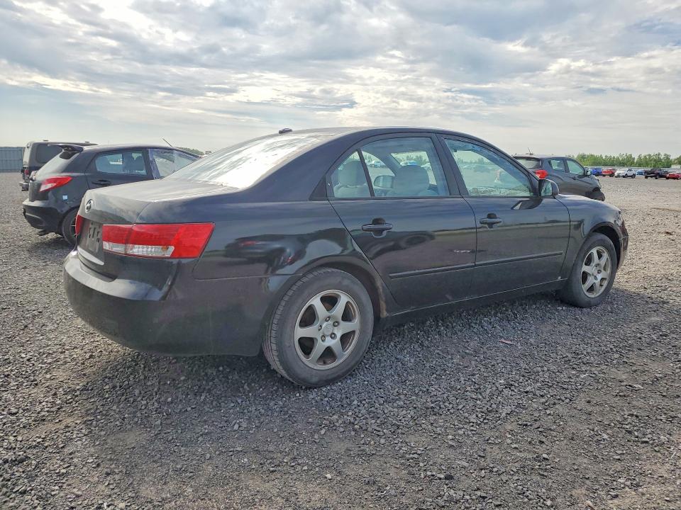 2007 Hyundai Sonata VIN 5NPET46C67H295978 COPART salvage auction — MECHANICAL, ON - PERMIT NO BRAND - UNFIT, sold $250 on 2026-07-02 (photo 3)
