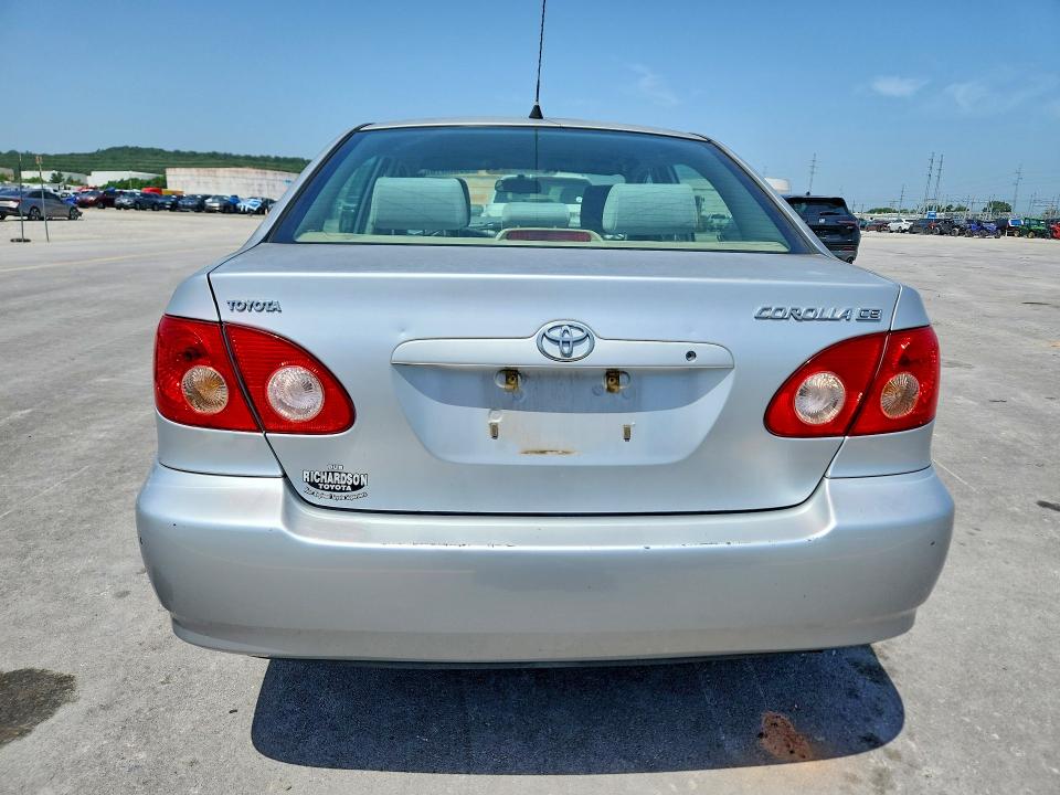 2007 Toyota Corolla VIN JTDBR32E670133462 COPART salvage auction — FRONT END, Ok - Certificate Of Title, sold $725 on 2026-07-06 (photo 6)