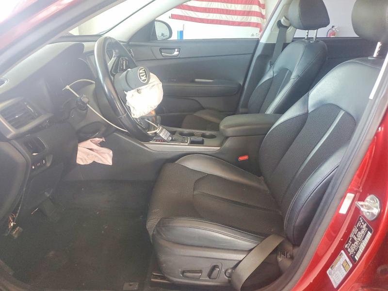 2019 Kia Optima VIN 5XXGT4L34KG284950 COPART salvage auction — FRONT END, Tx - Salvage Vehicle Title, sold $1,550 on 2026-07-31 (photo 7)
