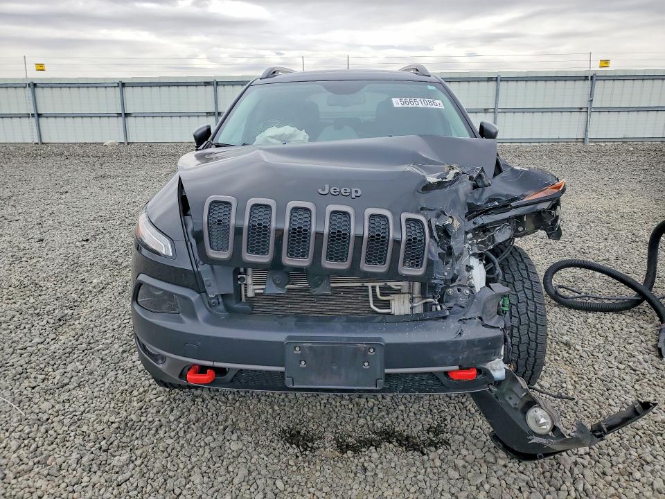 2018 Jeep Cherokee VIN 1C4PJMBX7JD622375 COPART salvage auction — FRONT END, Nv - Salvage Title, sold $1,900 on 2026-07-09 (photo 5)