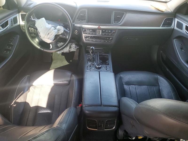 2015 Hyundai VIN KMHGN4JE8FU071056 COPART salvage auction — FRONT END, Ca - Salvage Certificate, sold $2,000 on 2026-07-30 (photo 8)