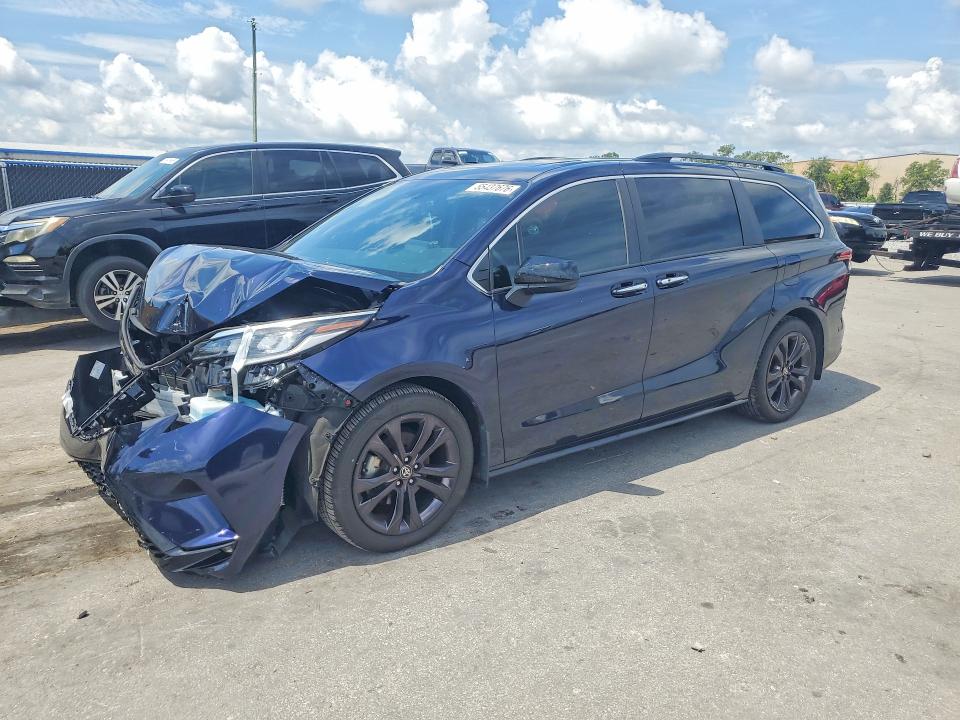2024 Toyota VIN 5TDDRKECXRS204322 COPART salvage auction — FRONT END, Fl - Cert Of Title Slvg Rebuildable, sold $15,200 on 2026-07-09 (photo 1)