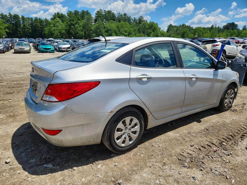 2016 Hyundai Accent VIN KMHCT4AE0GU107005 COPART salvage auction — MECHANICAL, Ma - Certificate Of Title, sold $775 on 2026-08-02 (photo 3)