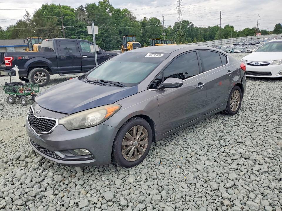2015 Kia Forte VIN KNAFX4A81F5392982 COPART salvage auction — FRONT END, Nc - Salvage Certificate Of Title, sold $375 on 2026-07-22 (photo 1)