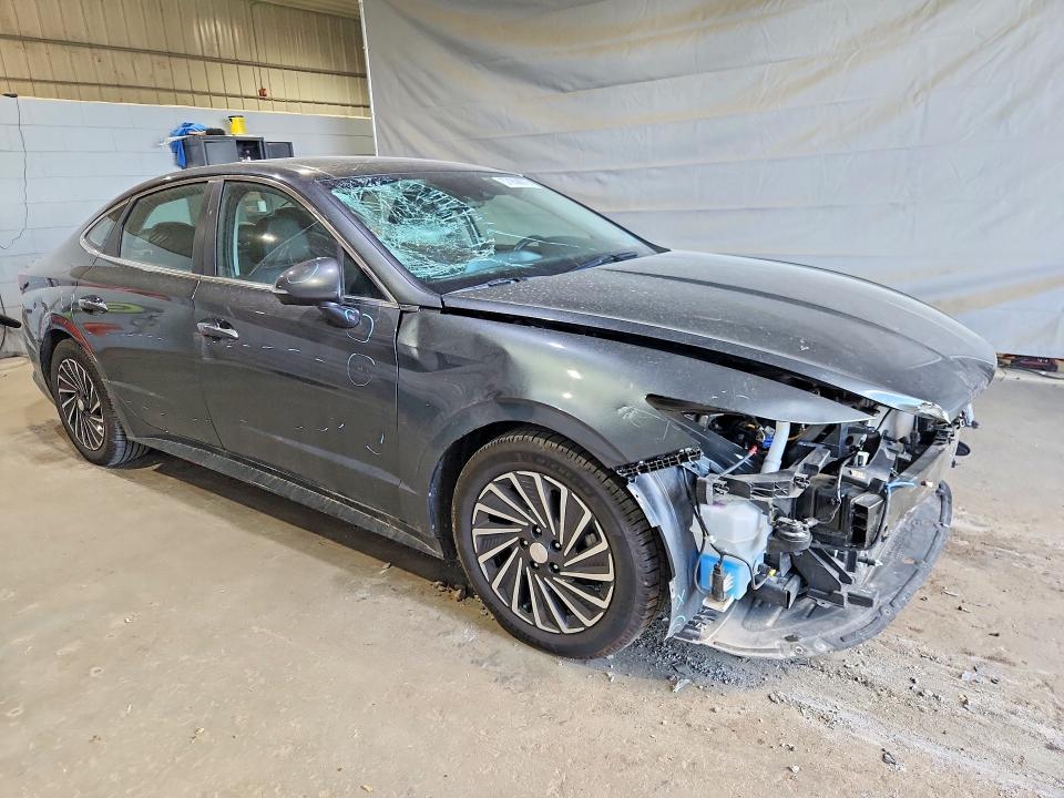 2023 Hyundai Sonata VIN KMHL54JJ9PA061604 COPART salvage auction — FRONT END, Nh - Cert Of Title-Salvage, sold $1,650 on 2026-07-23 (photo 4)