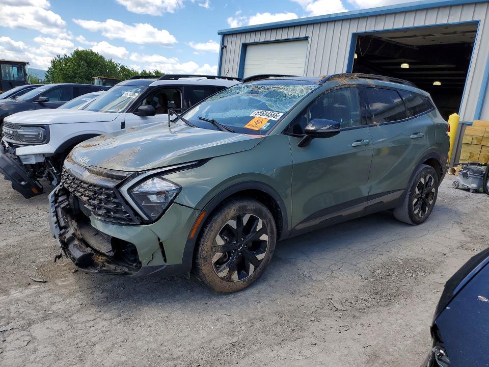 2023 Kia Sportage VIN 5XYK6CAF1PG059705 COPART salvage auction — ROLLOVER, Pa - Certificate Of Salvage, sold $7,100 on 2026-07-10 (photo 1)