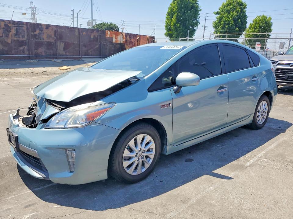 2014 Toyota Prius VIN JTDKN3DP5E3050529 COPART salvage auction — FRONT END, Ca - Salvage Certificate, sold $3,950 on 2026-07-08 (photo 1)
