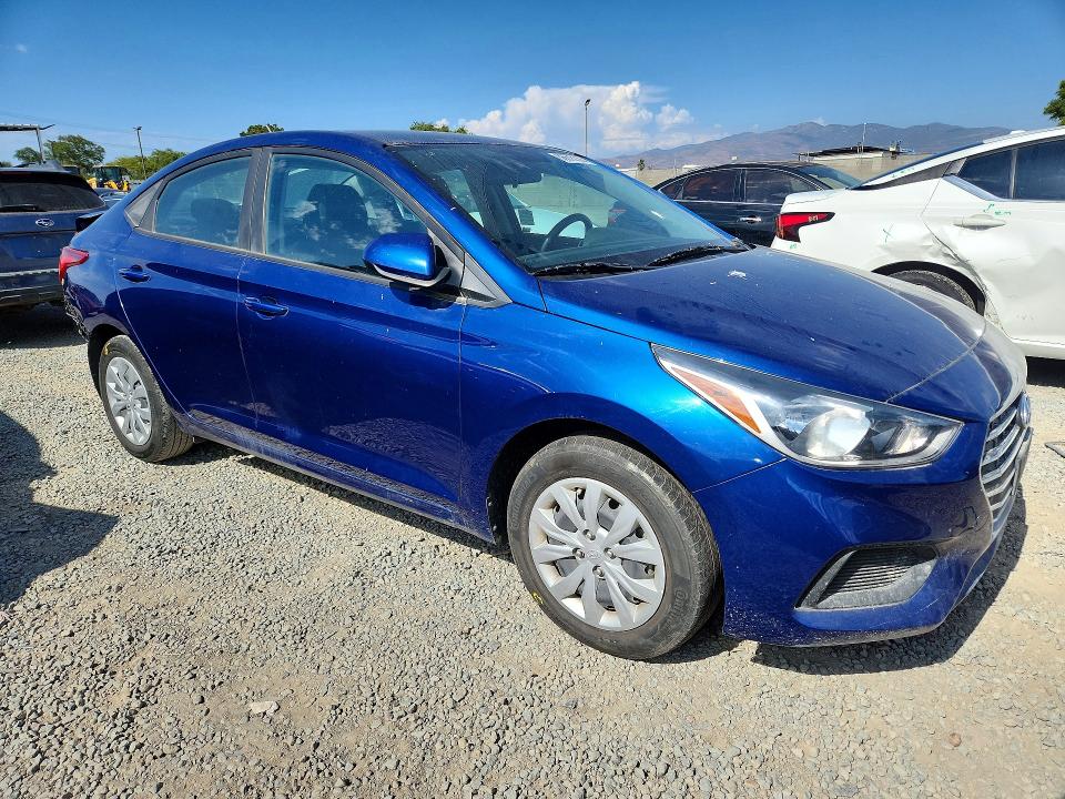 2022 Hyundai Accent VIN 3KPC24A60NE174375 COPART salvage auction — REAR END, Ca - Salvage Certificate, sold $2,250 on 2026-07-10 (photo 4)