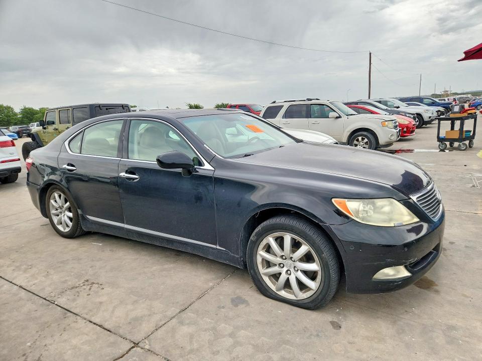 2008 Lexus Ls 460 VIN JTHBL46F385061665 COPART salvage auction — REAR END, Tx - Certificate Of Title, sold $675 on 2026-07-13 (photo 4)