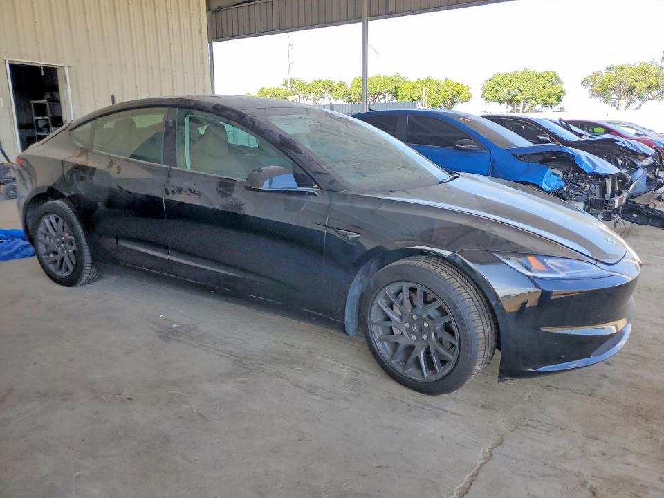 2024 Tesla Model 3 VIN 5YJ3E1EA1RF825470 COPART salvage auction — REAR END, Salvage Title, sold $12,500 on 2026-07-22 (photo 4)