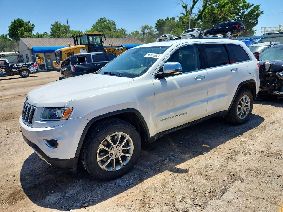 2015 Jeep Cherokee VIN 1C4RJFBM5FC787719 COPART salvage auction — FRONT END, Ca - Salvage Certificate, sold $2,300 on 2026-08-10 (photo 1)