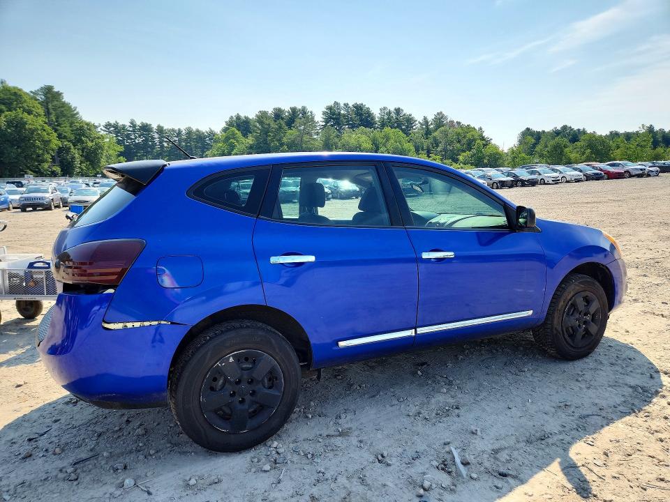 2013 Nissan Rogue VIN JN8AS5MV8DW642183 COPART salvage auction — REAR END, Ma - Cert Of Title-Reconstrctd Coll, sold $500 on 2026-07-20 (photo 3)