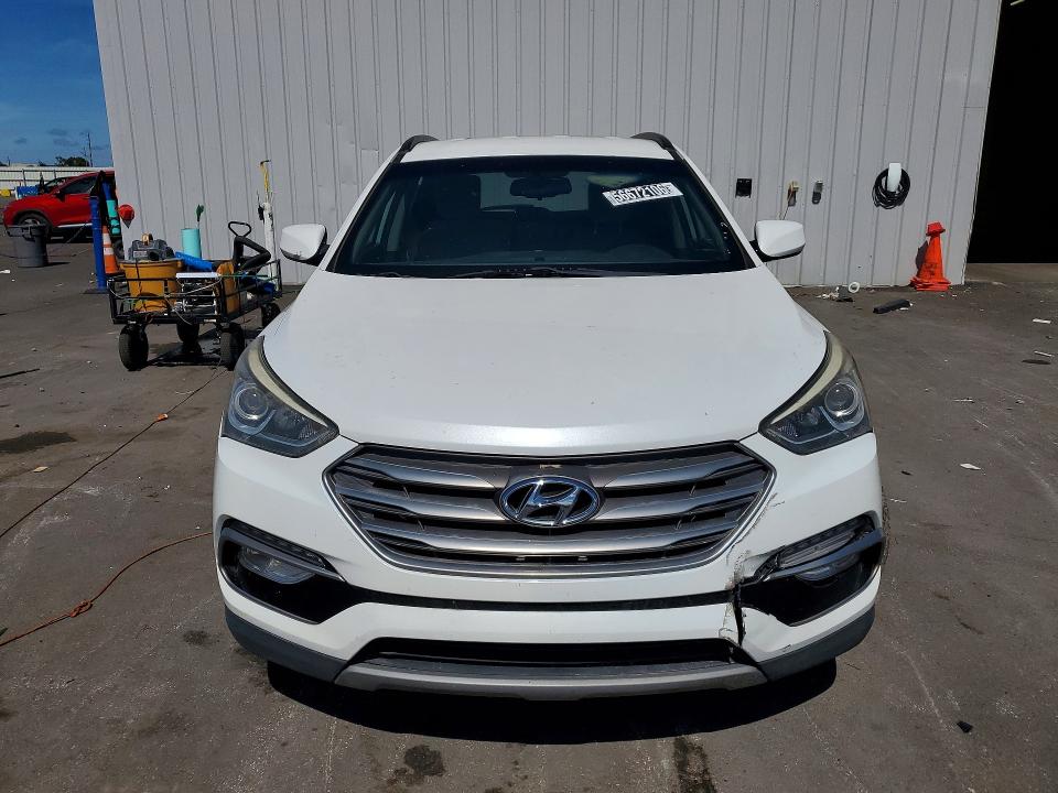 2017 Hyundai Santa fe VIN 5XYZU3LB8HG396016 COPART salvage auction — FRONT END, FL - CERTIFICATE OF TITLE, sold $2,950 on 2026-07-07 (photo 5)