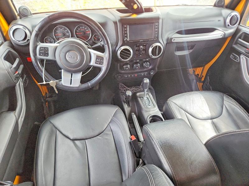 2014 Jeep Wrangler / VIN 1C4HJWFG0EL302028 COPART salvage auction — ENGINE BURN, Nm - Non-Repairable Vehicle Cert, sold $200 on 2026-07-23 (photo 8)