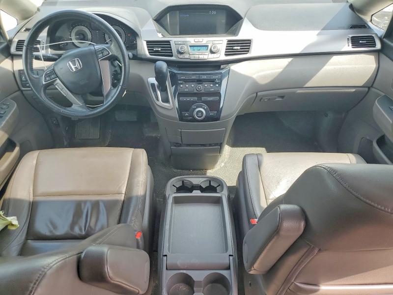 2013 Honda Odyssey VIN 5FNRL5H67DB047232 COPART salvage auction — FRONT END, Mi - Cert Of Title-Rebuilt Salvage, sold $775 on 2026-07-02 (photo 8)
