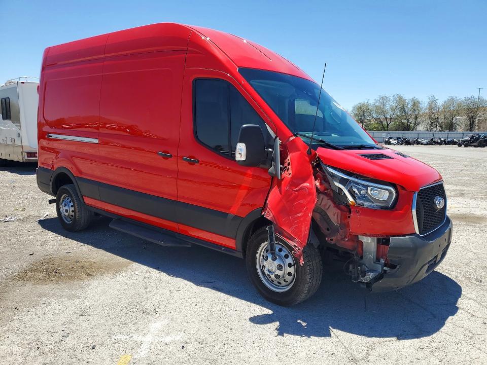 2023 Ford Transit VIN 1FTBR1XG9PKB12544 COPART salvage auction — SIDE, Nv - Salvage Title, sold $8,600 on 2026-07-30 (photo 4)
