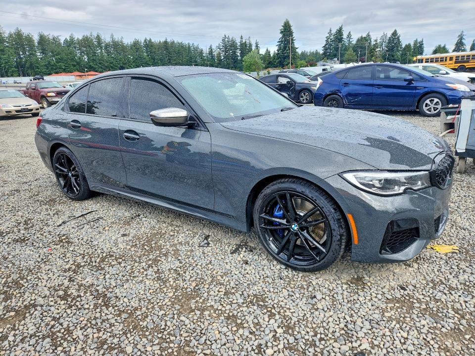 2020 BMW M3 VIN WBA5U9C02LAF54648 COPART salvage auction — UNDERCARRIAGE, Wa - Bill Of Sale, sold $21,400 on 2026-08-28 (photo 4)