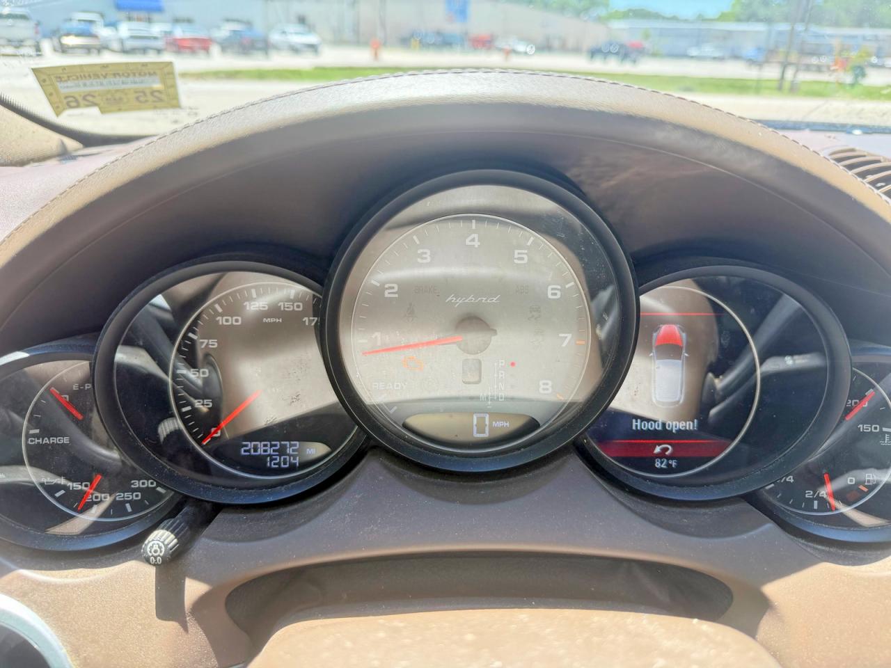 2012 Porsche Cayenne VIN WP1AE2A27CLA91108 COPART salvage auction — Minor Dent/Scratches, ME - DEALER ONLY CLEAN TITLE (P), sold $1,050 on 2026-07-02 (photo 8)