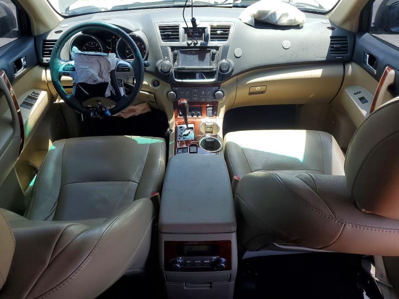 2013 Toyota Highlander VIN 5TDDK3EH0DS179266 COPART salvage auction — FRONT END, Ca - Salvage Certificate, sold $3,850 on 2026-07-22 (photo 8)