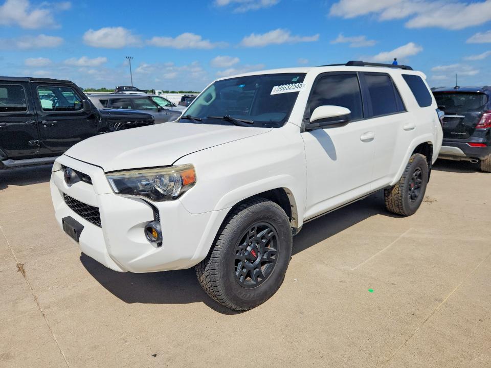 2014 Toyota 4runner VIN JTEZU5JR5E5079774 COPART salvage auction — FRONT END, Tx - Salvage Vehicle Title, sold $8,200 on 2026-07-09 (photo 1)