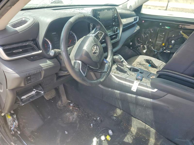 2020 Toyota Highlander VIN 5TDBZRBH7LS018079 COPART salvage auction — ROLLOVER, Ny - Certificate Of Title, sold $2,500 on 2026-07-09 (photo 8)