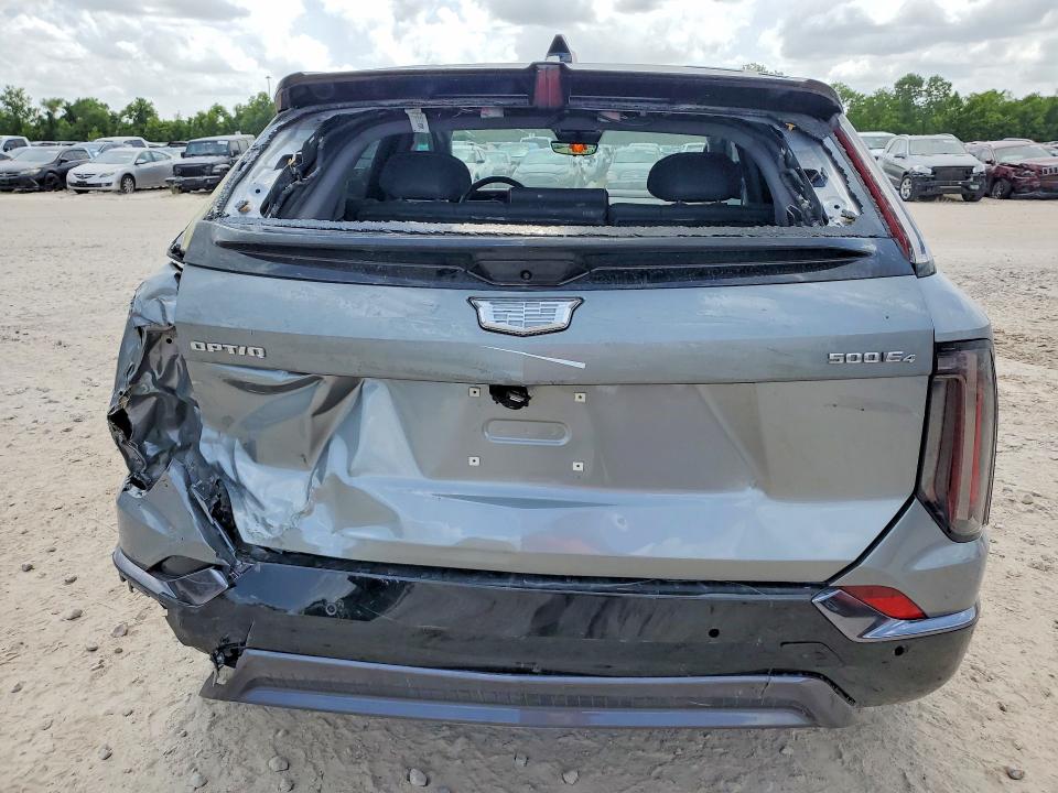 2025 Cadillac Optiq VIN 3GYK3EMR6SS198417 COPART salvage auction — FRONT END, Tx - Salvage Vehicle Title, sold $14,400 on 2026-07-10 (photo 6)