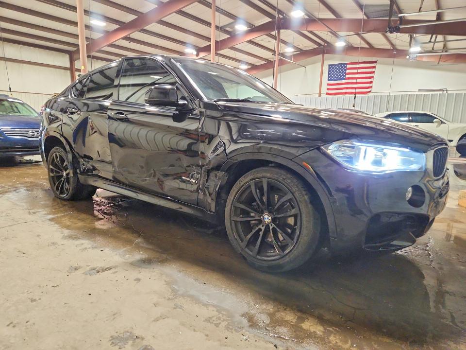 2018 BMW X6 VIN 5UXKU2C50J0X51616 COPART salvage auction — SIDE, Salvage Title, sold $7,500 on 2026-07-28 (photo 4)