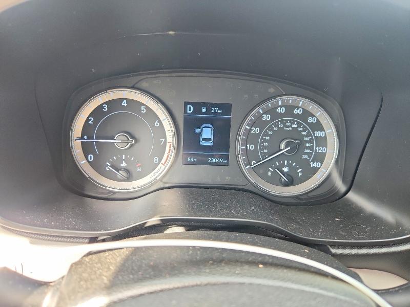 2022 Hyundai Venue VIN KMHRC8A30NU204217 COPART salvage auction — FRONT END, Tx - Salvage Vehicle Title, sold $2,700 on 2026-07-09 (photo 9)
