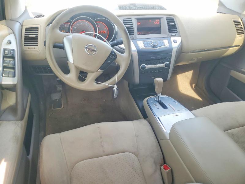 2009 Nissan Murano VIN JN8AZ18W89W134021 COPART salvage auction — FRONT END, Mo - Salvage Certificate Of Title, sold $450 on 2026-07-23 (photo 8)