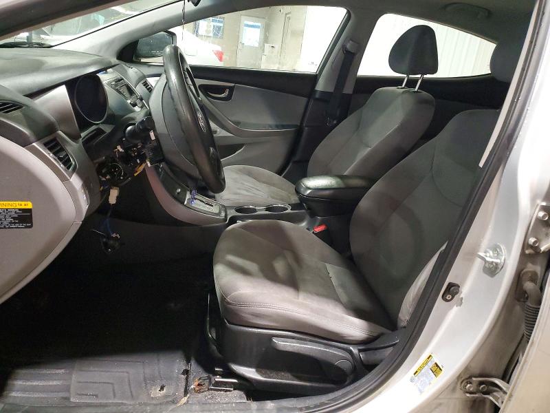 2013 Hyundai Elantra VIN KMHDH4AE1DU988346 COPART salvage auction — VANDALISM, PA - CERTIFICATE OF SALVAGE, sold $825 on 2026-07-22 (photo 7)