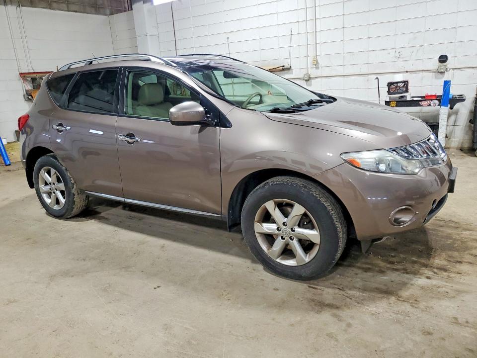 2010 Nissan Murano VIN JN8AZ1MWXAW128912 COPART salvage auction — UNDERCARRIAGE, Mn - Cert Of Title-Prior Salvage, sold $625 on 2026-07-28 (photo 4)
