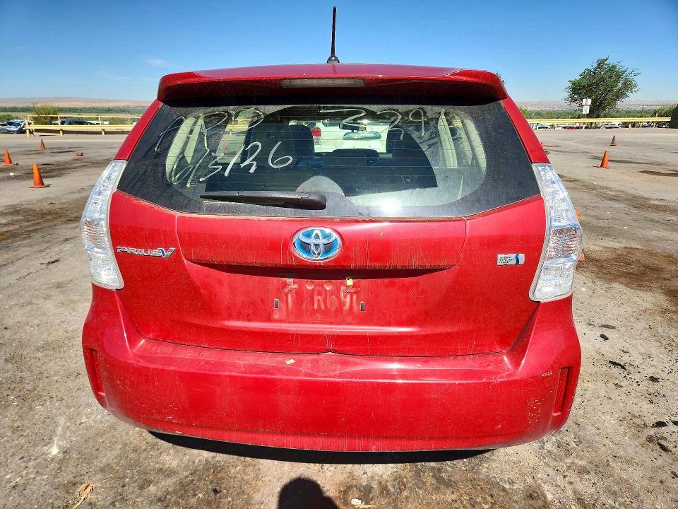 2012 Toyota VIN JTDZN3EU1C3123296 COPART salvage auction — REAR END, Nm - Cert Of Title-Salvage, sold $3,050 on 2026-07-23 (photo 6)