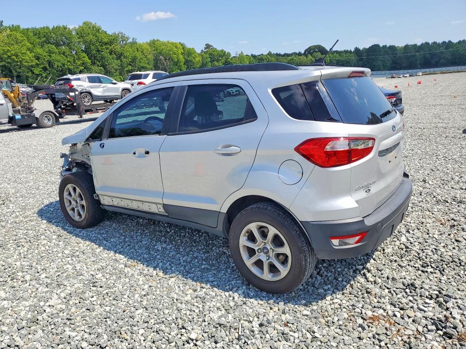2020 Ford Ecosport VIN MAJ3S2GEXLC368151 COPART salvage auction — FRONT END, Nc - Salvage Certificate Of Title, sold $825 on 2026-07-22 (photo 2)