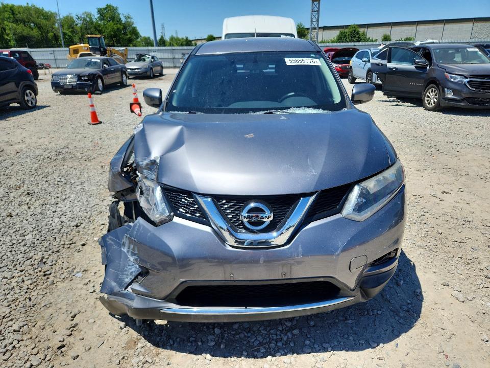 2016 Nissan VIN KNMAT2MV3GP635549 COPART salvage auction — FRONT END, Oh - Cert Of Title-Salvage, sold $2,700 on 2026-07-28 (photo 5)