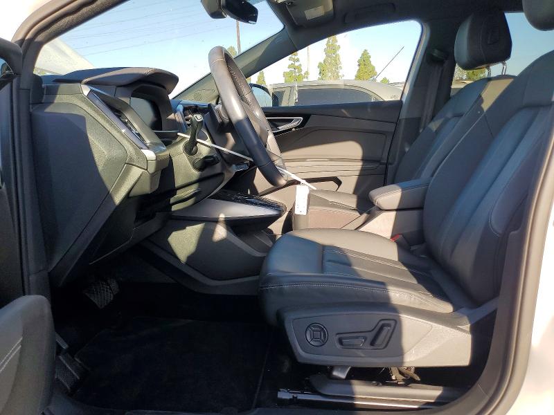 2023 Audi Q4 e-tron VIN WA1M2BFZ6PP005762 COPART salvage auction — FRONT END, CA - SALVAGE CERTIFICATE, sold $12,300 on 2026-07-30 (photo 7)