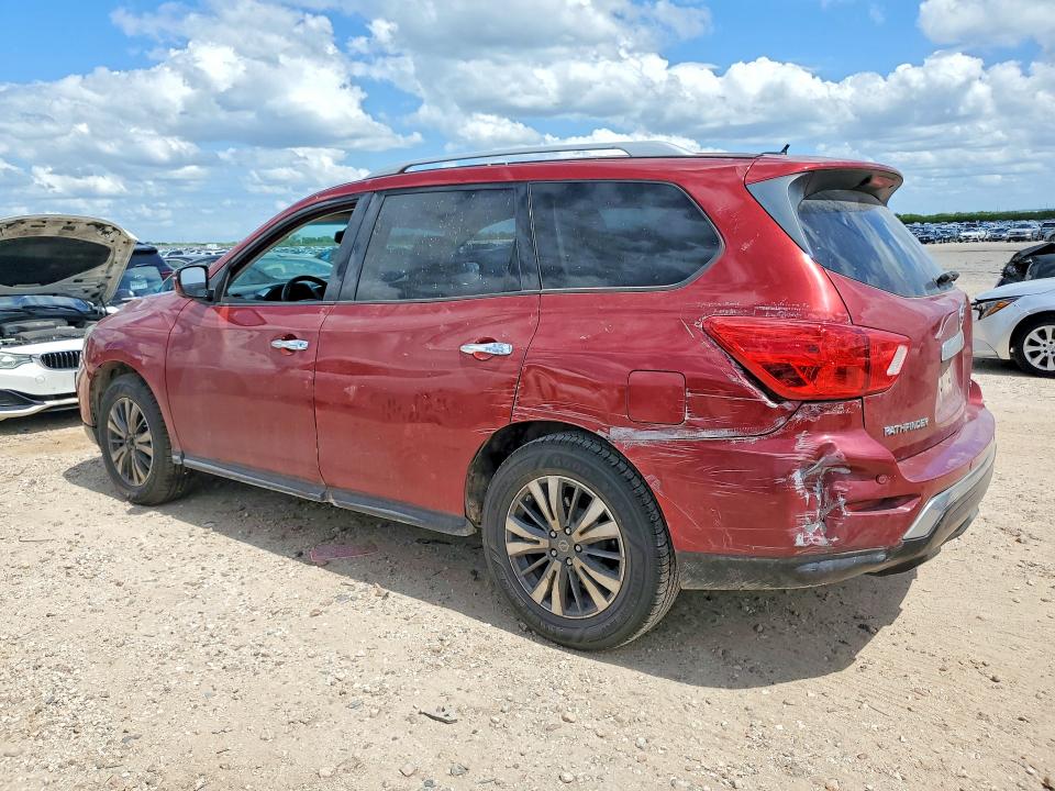2017 Nissan Pathfinder VIN 5N1DR2MN9HC662805 COPART salvage auction — HAIL, Tx - Certificate Of Title, sold $10 on 2026-07-06 (photo 2)