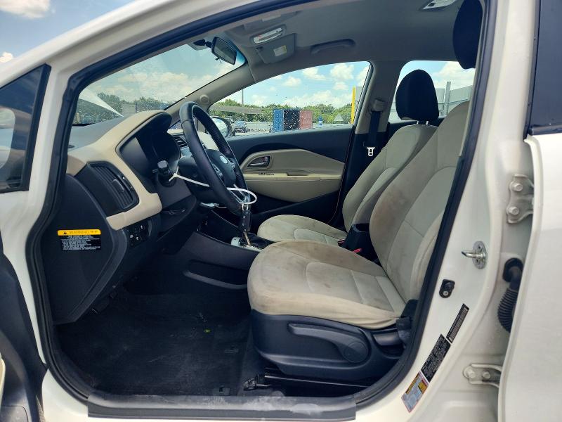 2013 Kia Rio VIN KNADN5A39D6132408 COPART salvage auction — FRONT END, Fl - Cert Of Title Slvg Rebuildable, sold $400 on 2026-07-14 (photo 7)